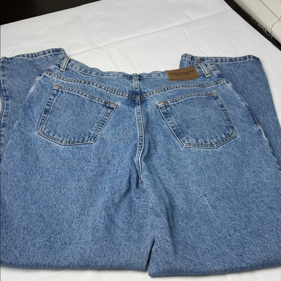 Ralph Lauren Light Blue Wide Leg Jeans - Picture 3 of 4